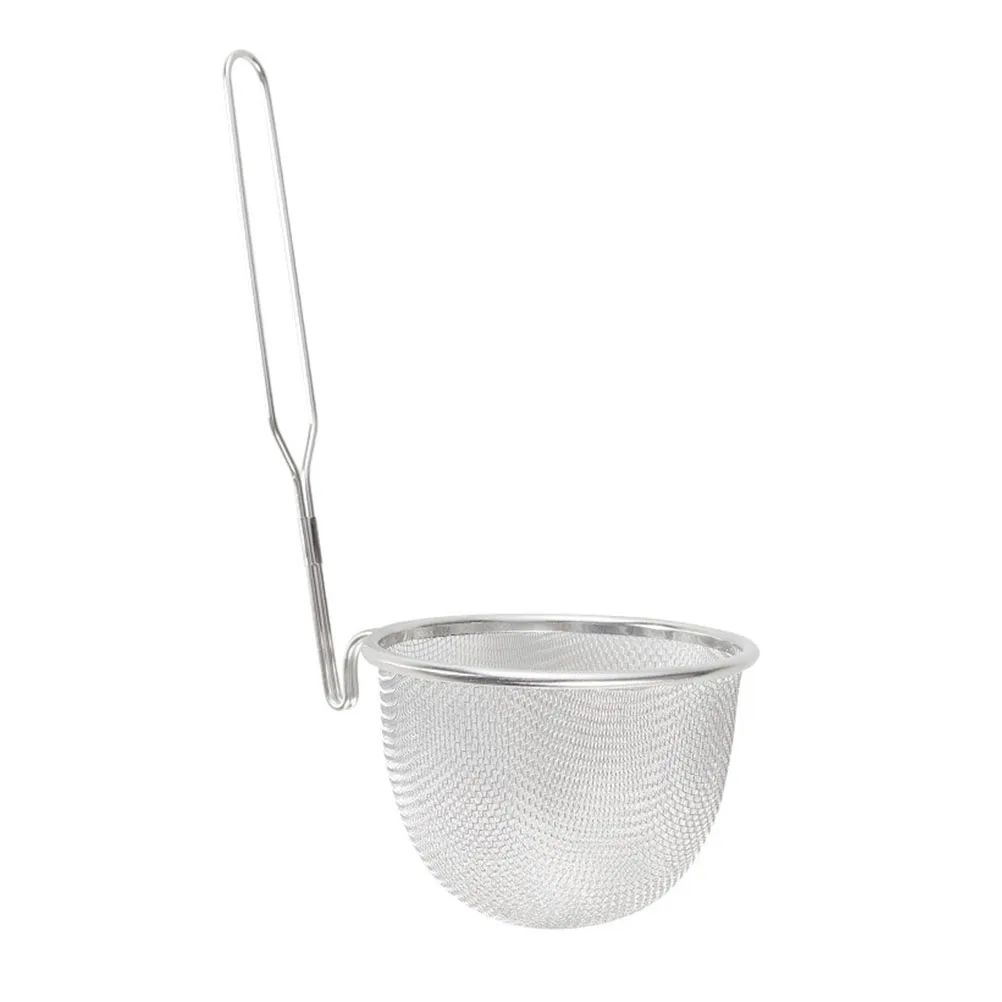 

Stainless Steel Colander Strainer with Handle Kitchen Pasta Filter Basket Mesh Frying Metal