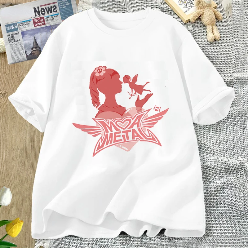 2024 BABYMETAL Rock Band T Shirt  Cool Summer Harajuku for Men and Women Graphic T-shirts Camisa Women Clothing