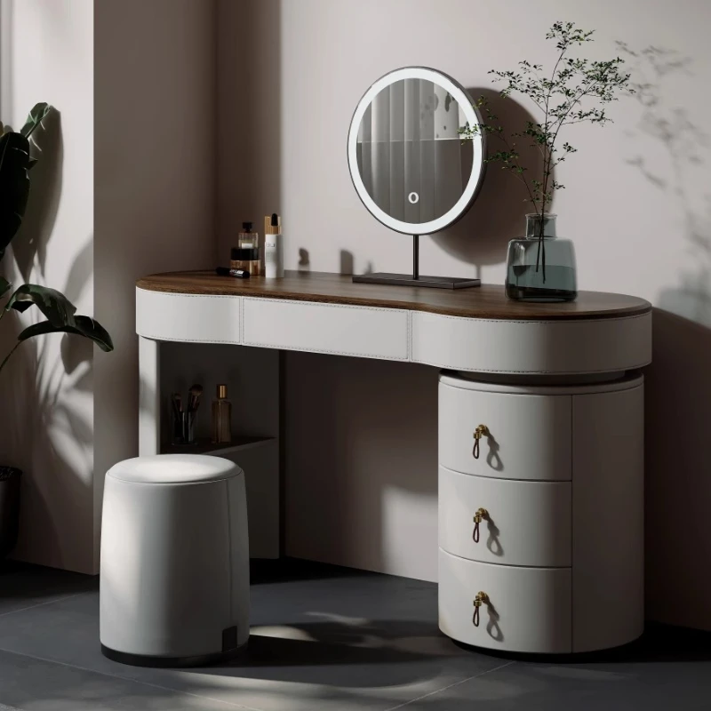 

Cosmetics Large Dressing Table Organizer Girl Luxury Women Mobile Living Room Vanity Table Storage Penteadeira Trendy Furniture