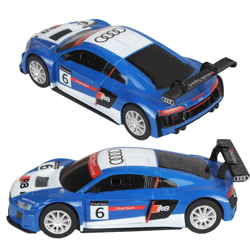 Analog Slot Car Racing R8 Police 1 43 Set Electric Coche Gift Kids For Scalextric Compact Go Ninco Scx Cars Toy