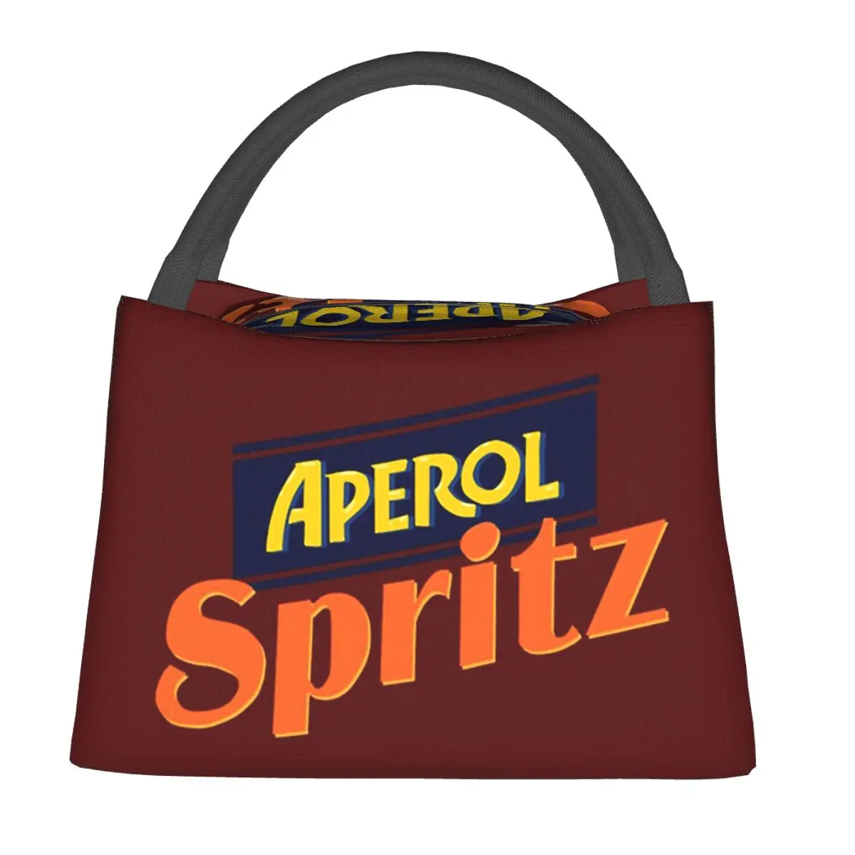 Aperol Spritz กระเป๋าเบนโตะเก็บอุณหภูมิกระเป๋าอาหารกลางวันกันน้ำ, กระเป๋าใส่อาหารกลางวันปิกนิกกระเป๋าใส่ระบายความร้อนสำหรับผู้หญิงเด็กใช้ในสำนักงาน