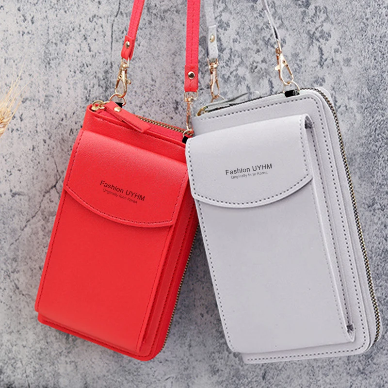 New Womens Messenger Crossbody Zipper Bags Fashion Casual Travelling Multi Functional Phone Coin Purse Shoulder Handbag