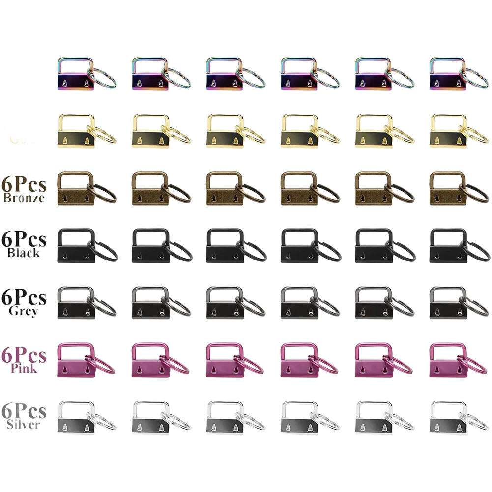 For Key Ring Assembly Iron Bag Hardware Metal Keychain Clips Pink Compact Lightweight Keychain Clip Keychain Clip