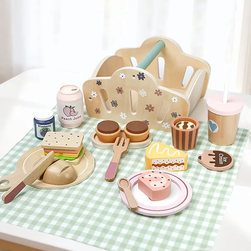childrens-simulation-pretend-play-miniature-food-picnic-set-afternoon-tea-desserts-cake-tea-kettle-cups-tea-sets-girl-toys-gift