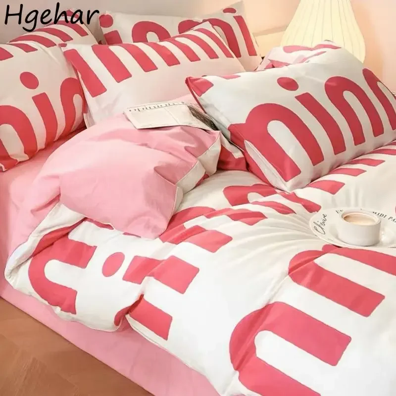 Duvet Cover Washed Modern Comfortable Bedroom Bedclothes Printed Universal Textile Bedding Quite-cover Dormitory Household Ins