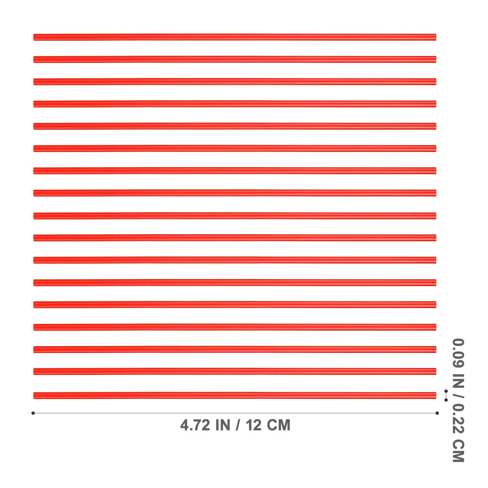 100 Buah 12Cm Semprotan Merah Tabung Plastik Sedotan untuk Aksesori Alat Ekstensi Botol Air Aerosol Penghilang Karat