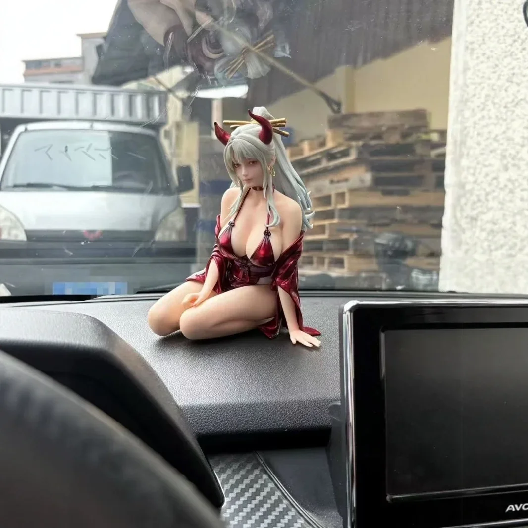 

New 16cm One Piece Anime Girl Figures Series HK Kimono Yamato Sitting Posture Figurine Doll Model Decoration Toys Fans Gift