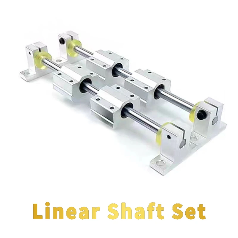 

Optical Axis Linear Rail Shaft D10/12/16mm 100-800mm+SCS8/10/16UU Linear Bearing Blocks+SK8/10/12 Bearing Support+Elastic washer