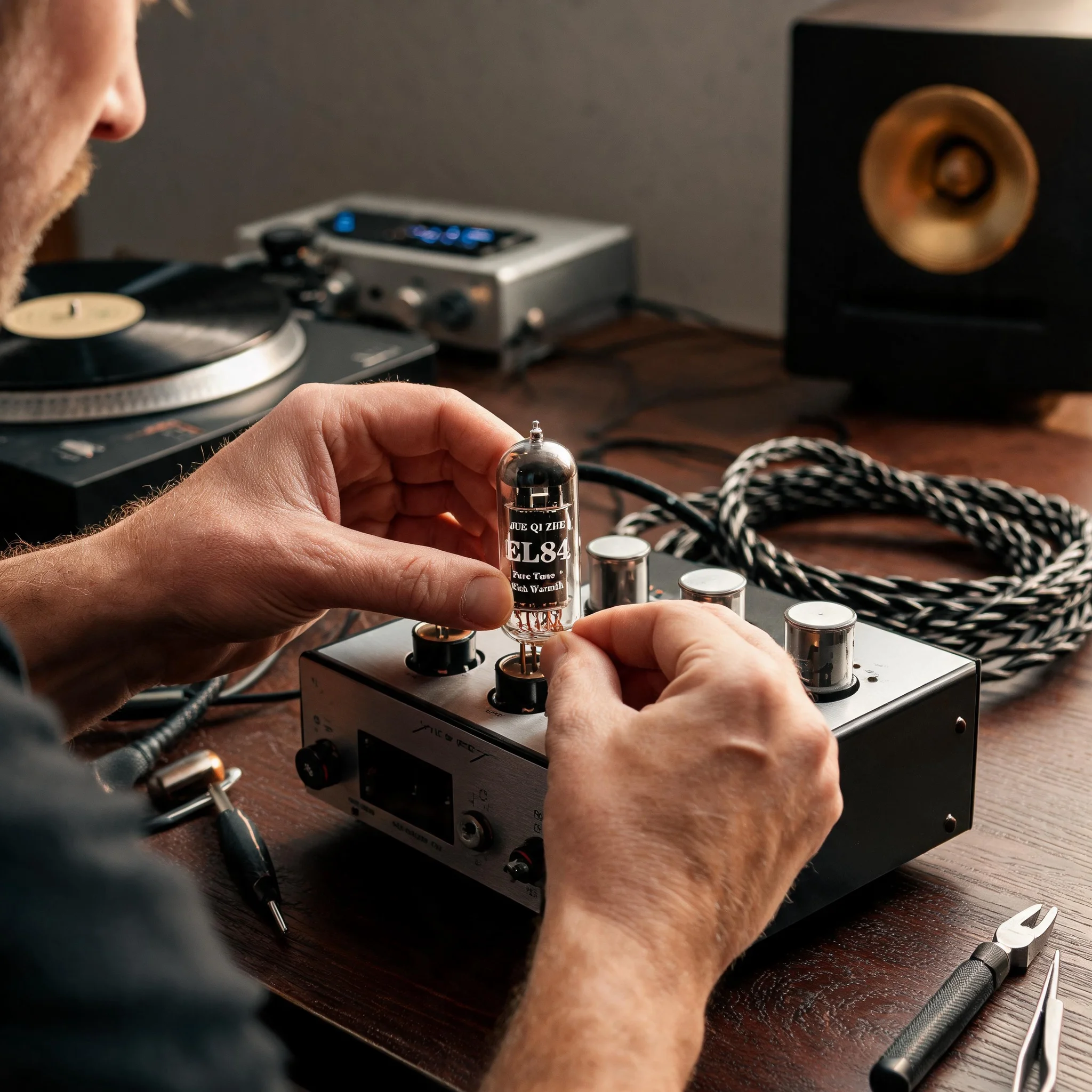 EL84 Vacuum Tube Replace EL84-AT 6P14 6BQ5 for Tube Amp Headphone Amp Guitar Speaker Hifi Upgrade Tube Amplifier view 3