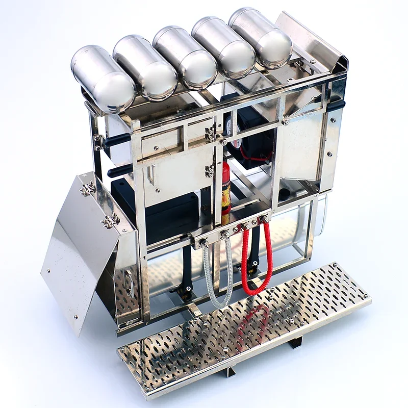 Boîte à outils de réservoir de gaz de support d'équipement de Simulation en métal pour 1/14 Tamiya RC camion SCANIA 770S VOLVO BENZ Arocs MAN TGX voiture