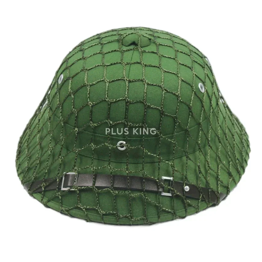 New Vietnam Hat Green Outdoor Hat Helmet with Star CS Game Cosplay Equipment Wood Pulp