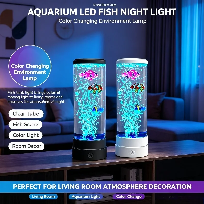 LED Fish Light Aquarium USB Re - огляд і ціна Photography Lighting Mood