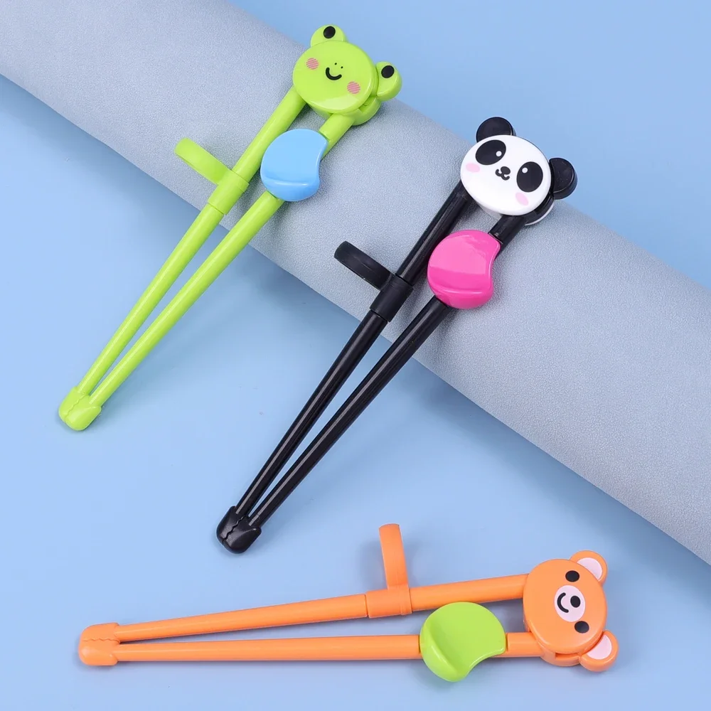 Cartoon Animal Chopsticks for Children Cute Bear Panda Elementary Learning Chopstick Baby Kids Training Tableware Food Sticks