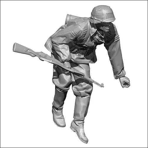 1/35Resin Soldier model kits figure colorless and self-assembled soldier  A-1770