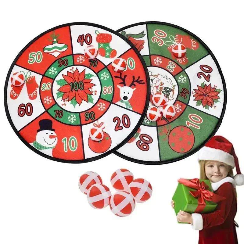 Holiday Sports and Entertainment Game Supplies Santa Claus Cartoon Throwing Target Christmas Creative Dart Shooting Board