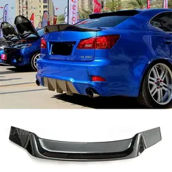 Spoiler for Lexus IS250 2006-2012 Year IS300 Carbon Paint Rear Ducktail Wing Trunk Accessories