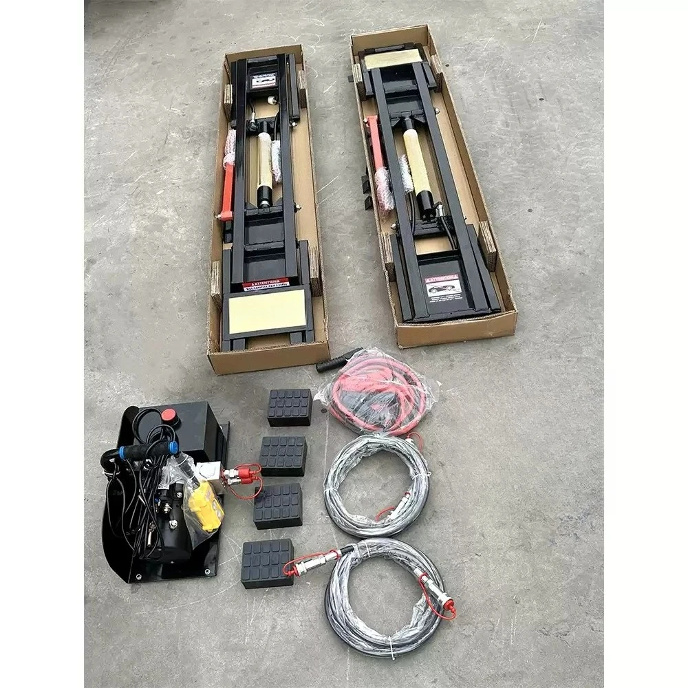 Portable Scissor Lift Platform for Auto Repair, Mobile Car Lift with Quick Rise and Safety Lock for Fast Maintenance