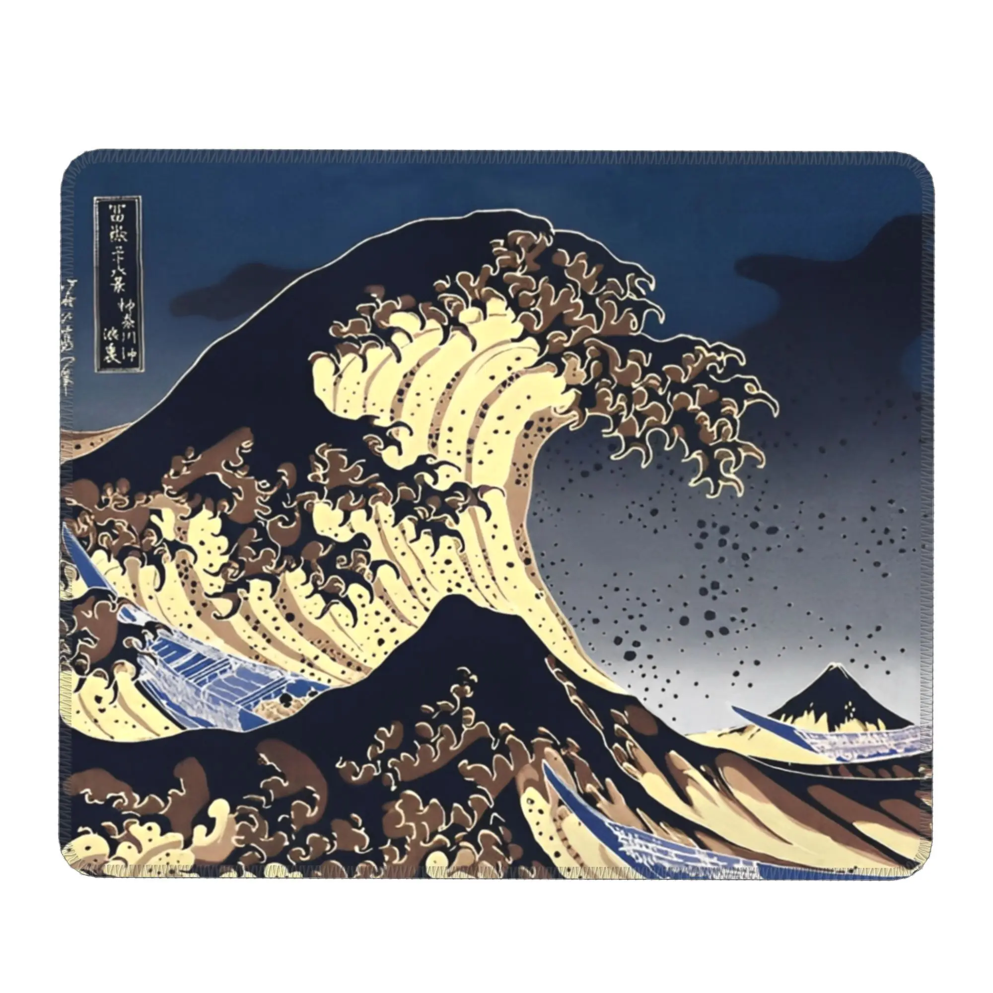 

Gamer Mouse Pad The Great Wave of Kanagawa Soft Mousepad Desk Accessories Aesthetic Custom DIY Mouse Mats For Notebook Computer