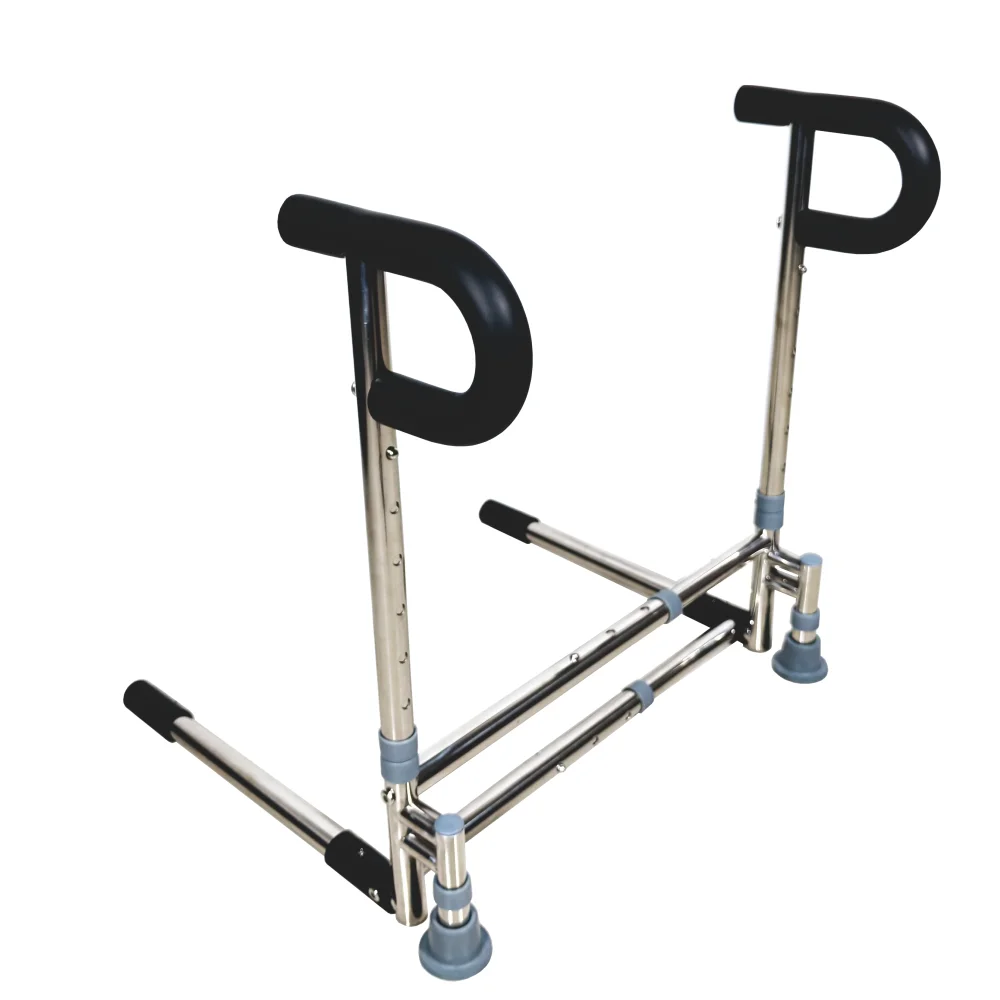 Pegangan Keselamatan Bantuan Sofa Berdiri Lansia 304 Baja Tahan Karat Ukuran Tinggi Dapat Disesuaikan Perabot Ruang Tamu Perawatan Lansia