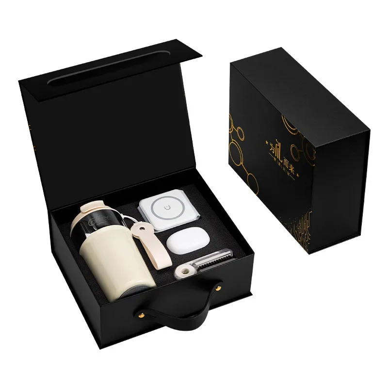 

Business gift set, mocha coffee cup, souvenir, opening event gifts, practical for customers