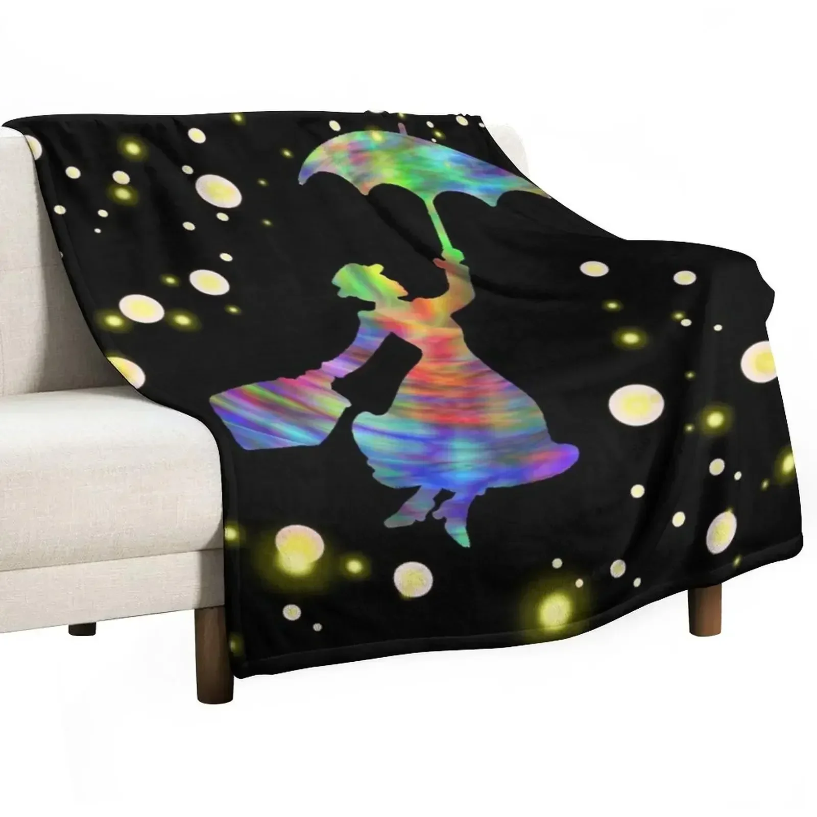 

Mary Poppins- The Magical Nanny Throw Blanket Designers Travel Large Blankets