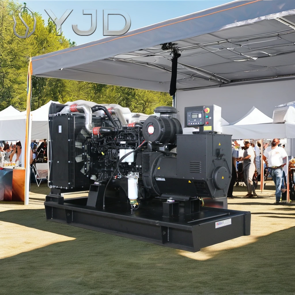 DYJD 200KW 250KVA AC Diesel Generator Set 50Hz Open Frame with Remote Control and ATS 1500rpm 220V/400V/380V/230V