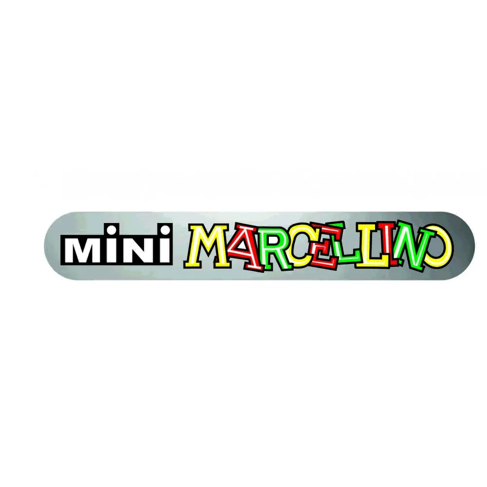 Classic motorbike compatible sticker Mini Marcellino