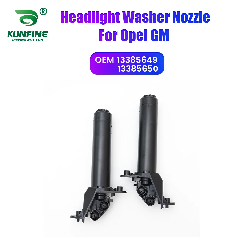 

Car Headlight Front Bumper Washer Spray Nozzle Jet Headlamp Pump Cover For Opel GM 13385649 13385650