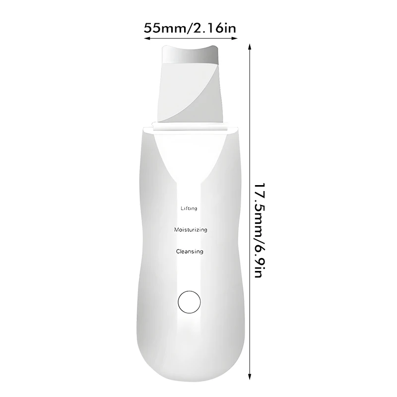 Elettrico Ad Ultrasuoni Scrubber Della Pelle Peeling Rimozione di Comedone Pulizia Profonda del Viso Acne Pore Cleaner Vibrazione Lifting Del Viso Cura