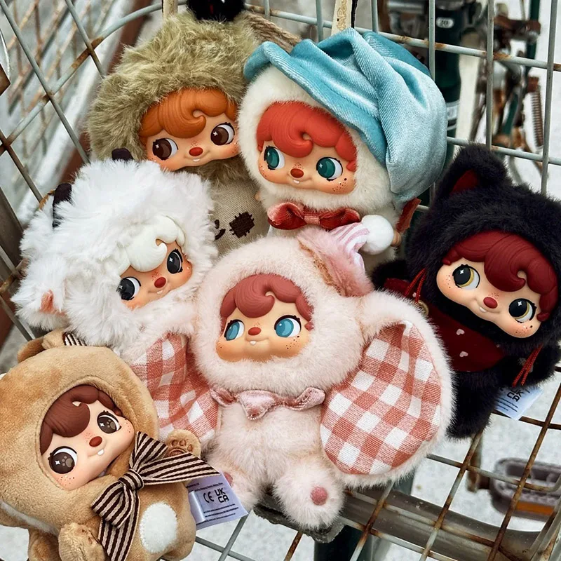 

POUKAPOUKA Me and I Series Blind Box Collectible Mystery Box Surprise Bag Toys Trendy Plush Pendant Vinyl Keychain Gifts