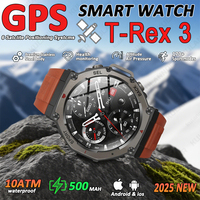2025 New Model for amazfit T-Rex 3 Smartwatch 5 ATM Water Resistance Built-in Dual-Frequency GPS Military-Grade Sports Smartwat
