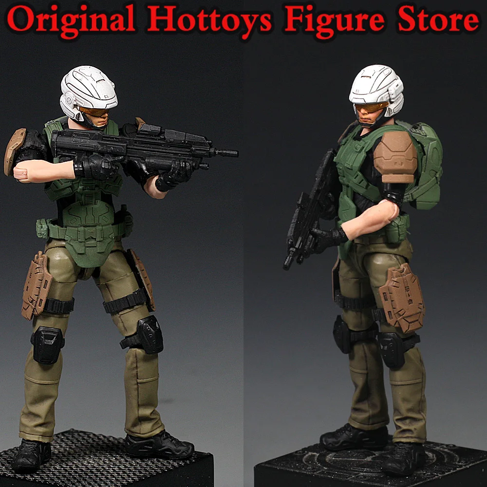 In Stock 1/18 Scale Male Soldier Halo Reach Sci-Fi Worrior Marine Corps About 10.5cm Full Set 3.75-inch Action Figure Doll