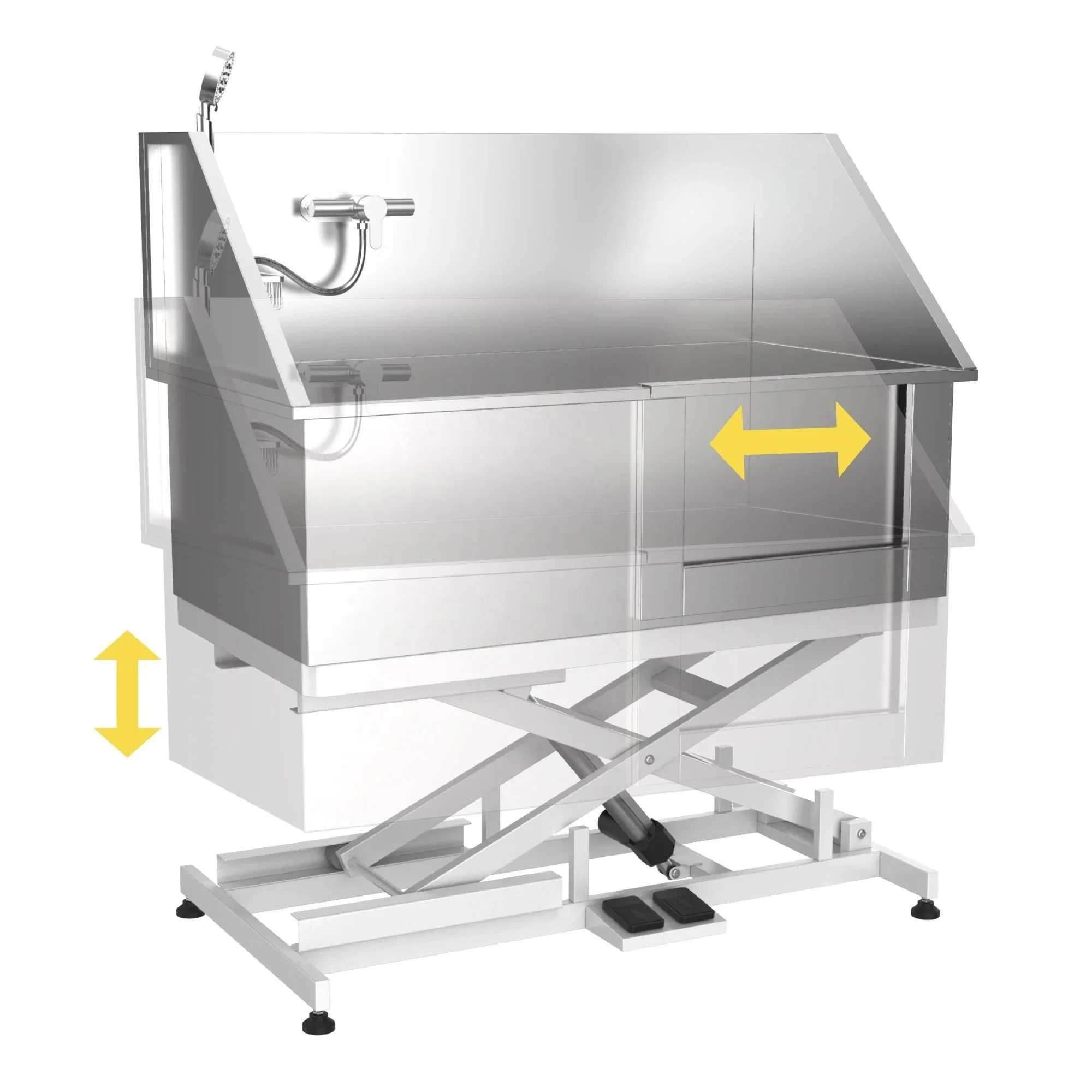 

Factory Wholesale Customized Multifunction Electric-Stainless Steel Pet Spa Bathtub Dog Grooming Bathing Tub Supplier