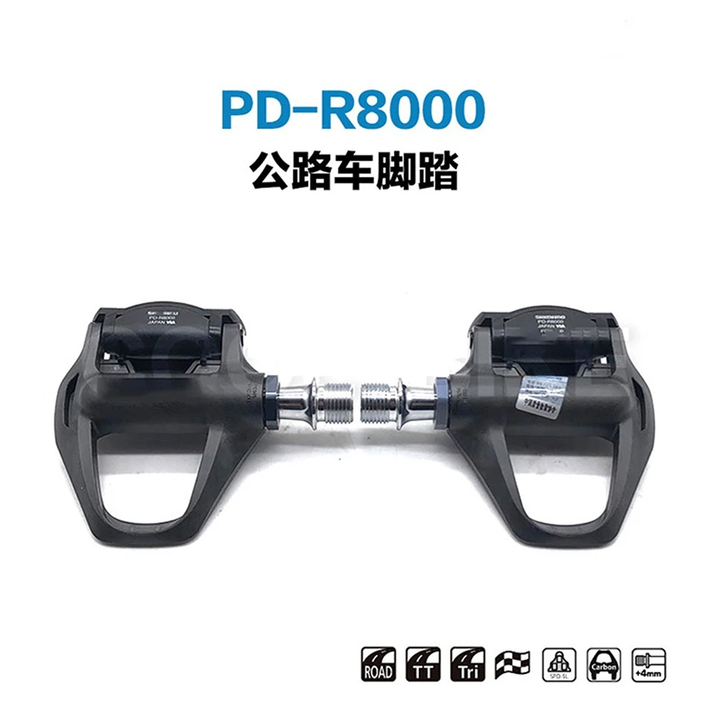 Original Bicycle Pedal SM PD R8000 Road Bike Pedal Self-locking Road Bike Pedals Bicycle Pedal SH11 Cleats Bicycle Accessories