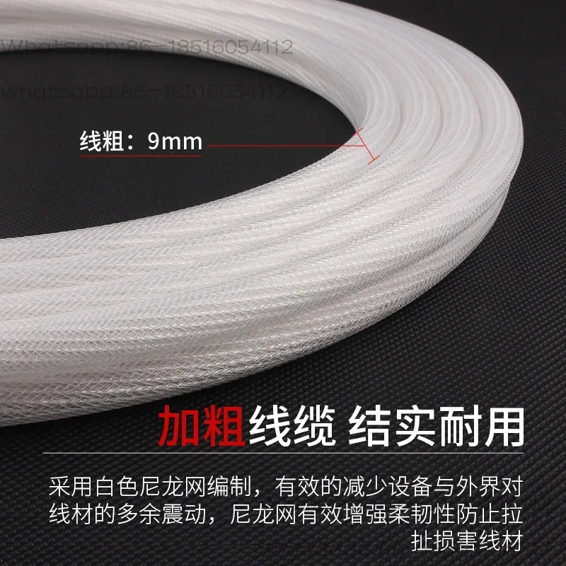 Fever speaker cable, single crystal copper silver-plated hifi self-locking banana head audio box, power amplifier audio cable
