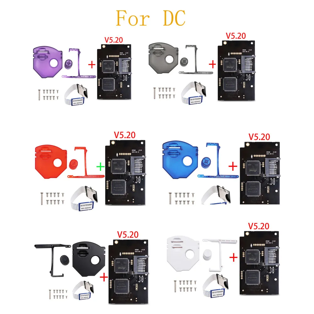 

Newest Version GDEMU V5.20 Optical Drive Simulation Board for SEGA Dreamcast DC VA1 Console SD Extension