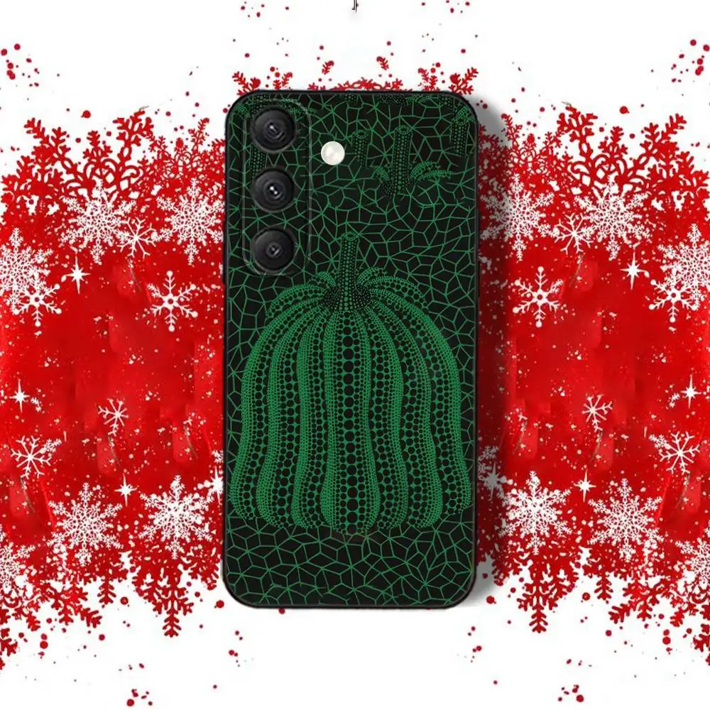 Funda de teléfono Y-Yayoi P-Pumpkin K-KusamaS para Samsung S22,S24,S20,S25,S23,S30,S21,Ultra,Plus,Fe,5G,Lite tacto perfecto