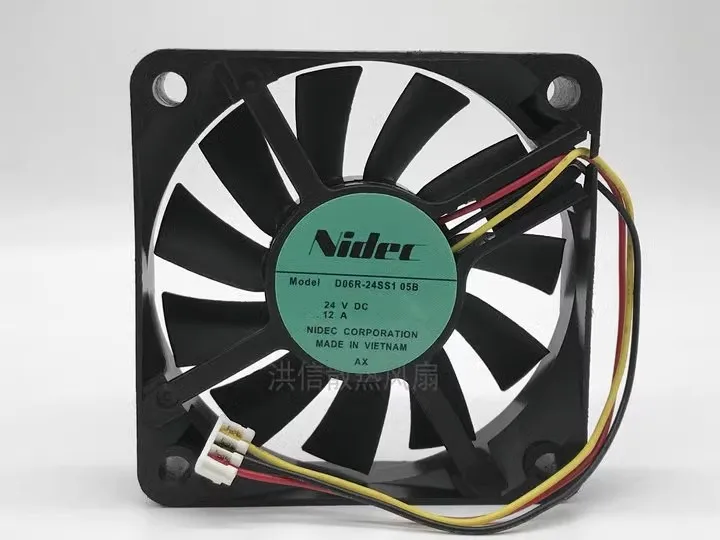 Free shipping original D06R-24SS1 05B 24V 0.12A 6CM 6015 3-wire inverter fan