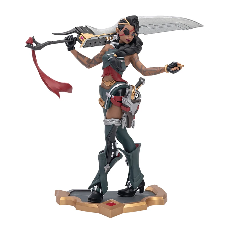 Lol Desert Rose Samira League of Legends Static State Model Periphery Toy Display Garage Kit Collectibles Tabletop Decoration