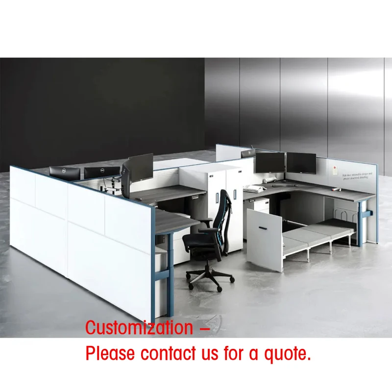 

custom.Modern Wood Office Staff Desk Furniture Private Office Cubicle Workstation Desk Explore Workspace