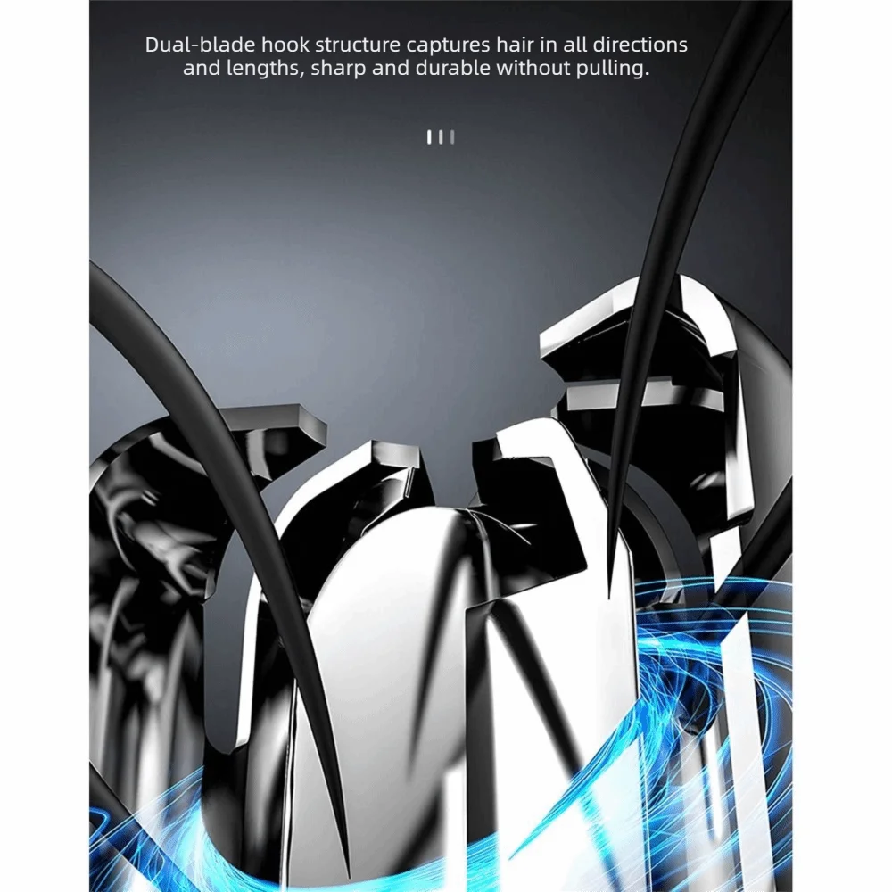Portable Electric Nose Hair Trimmer Automatic Shaving Detachable Nose Hair Remover Easy To Clean Digital LED Display