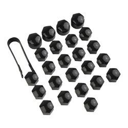 Sets 17mm Wheel Nut Bolt Trims Studs Cover Black Anti Theft Protecting Cap Screws Plugs For Opel For BMW Exterior Decorations