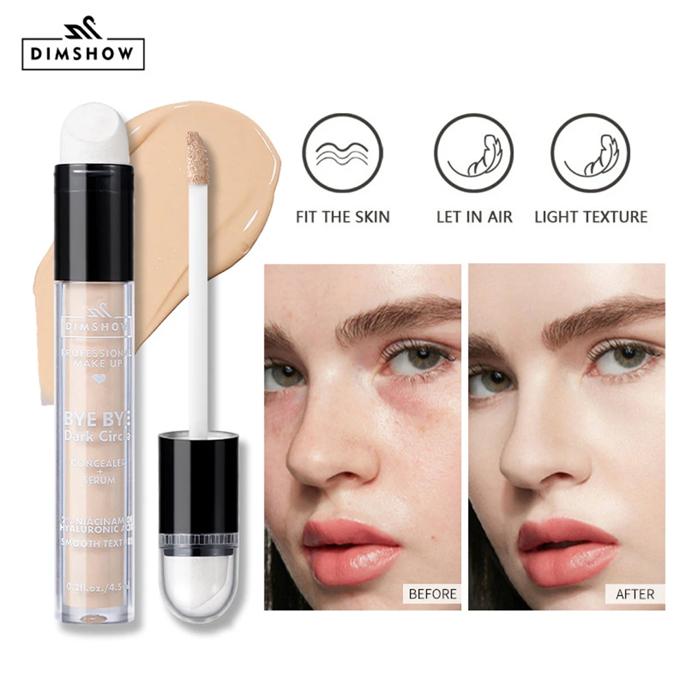 كونسيلر متعدد الاستخدام 4.5 مل، خافي عيوب تحت العين مع رأس إسفنجي تغطية كاملة مقاومة للتجاعيد للهالات السوداء والعيوب