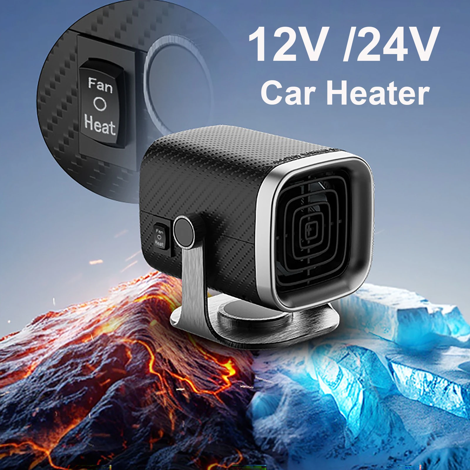 

12 В 24 В 150 Вт мощный автомобильный обогреватель с быстрым нагревом портативный автомобильный обогреватель лобового стекла автоматический обогреватель для защиты от запотевания и размораживания