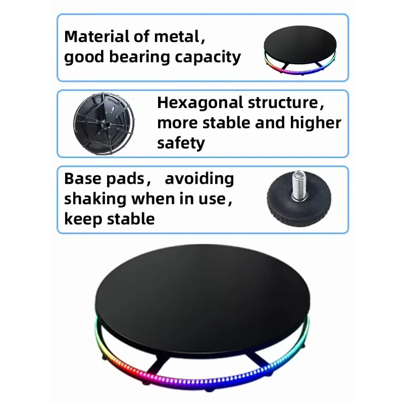 ZJW high-quality hot selling customized products Photo Booth 360 Prix for 4 People 360 Photo Booth Automatic Rotating Video Boot