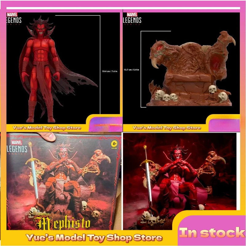 

[Pre-sale] Hasbro Marvel Legends Mephisto and The Throne of Hell Set Action Figure Anime Model Toy Collection Gift