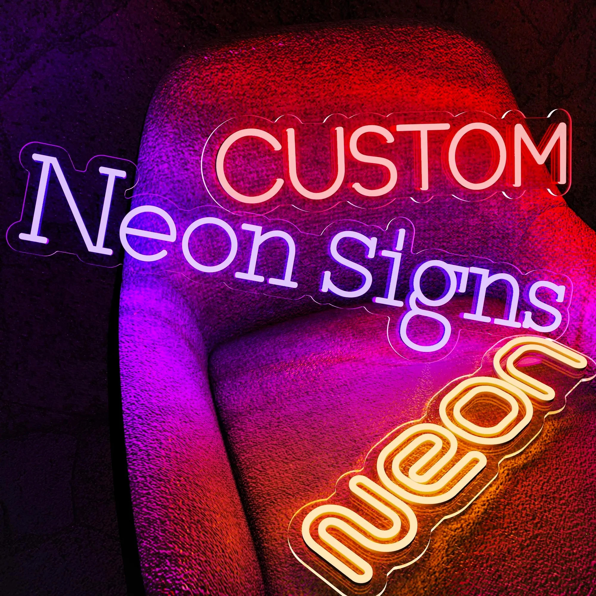 Custom Neon Sign Personalized Neon LED Sign USB Powered Multi Font Color For Weddings Birthday Party Bedroom Wall Decor Lighting