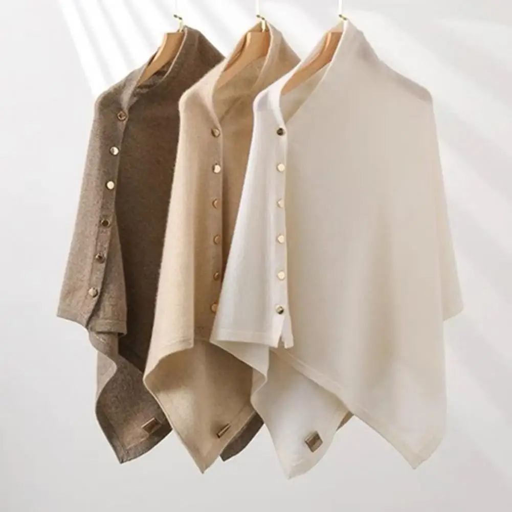 Merino Wool Scarf Autumn/Winter Oversized Scarf Capelet Knit Wraparound Scarf With Dual Use As A Coat Or Outerwear Shawl Cape
