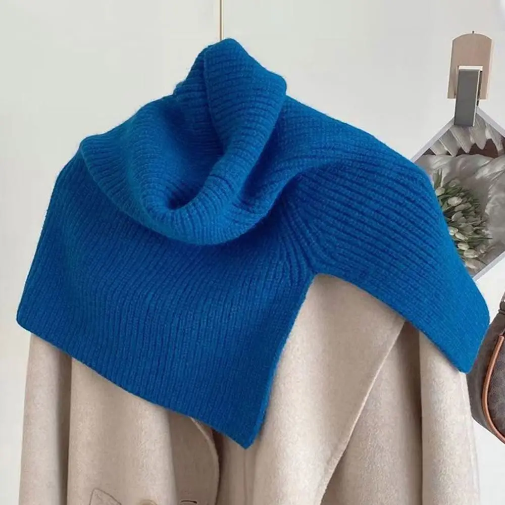 

Fashion Knitted Scarf Creative Warm Accessories Winter Supplies High Collar Cross Scarf Neckercheif Soft Neck Wrap Shawl