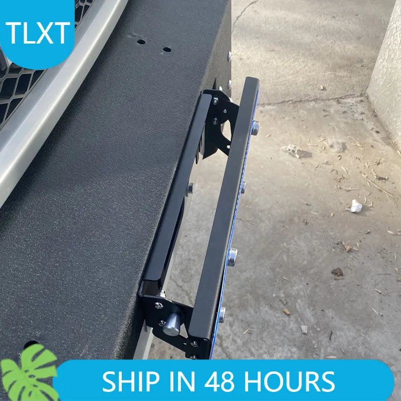 TLXT For Tank 300 400 Flag Pole Mount Front Bumper License Plate Bracket Exterior Accessories Custom Fit Replacement Trim